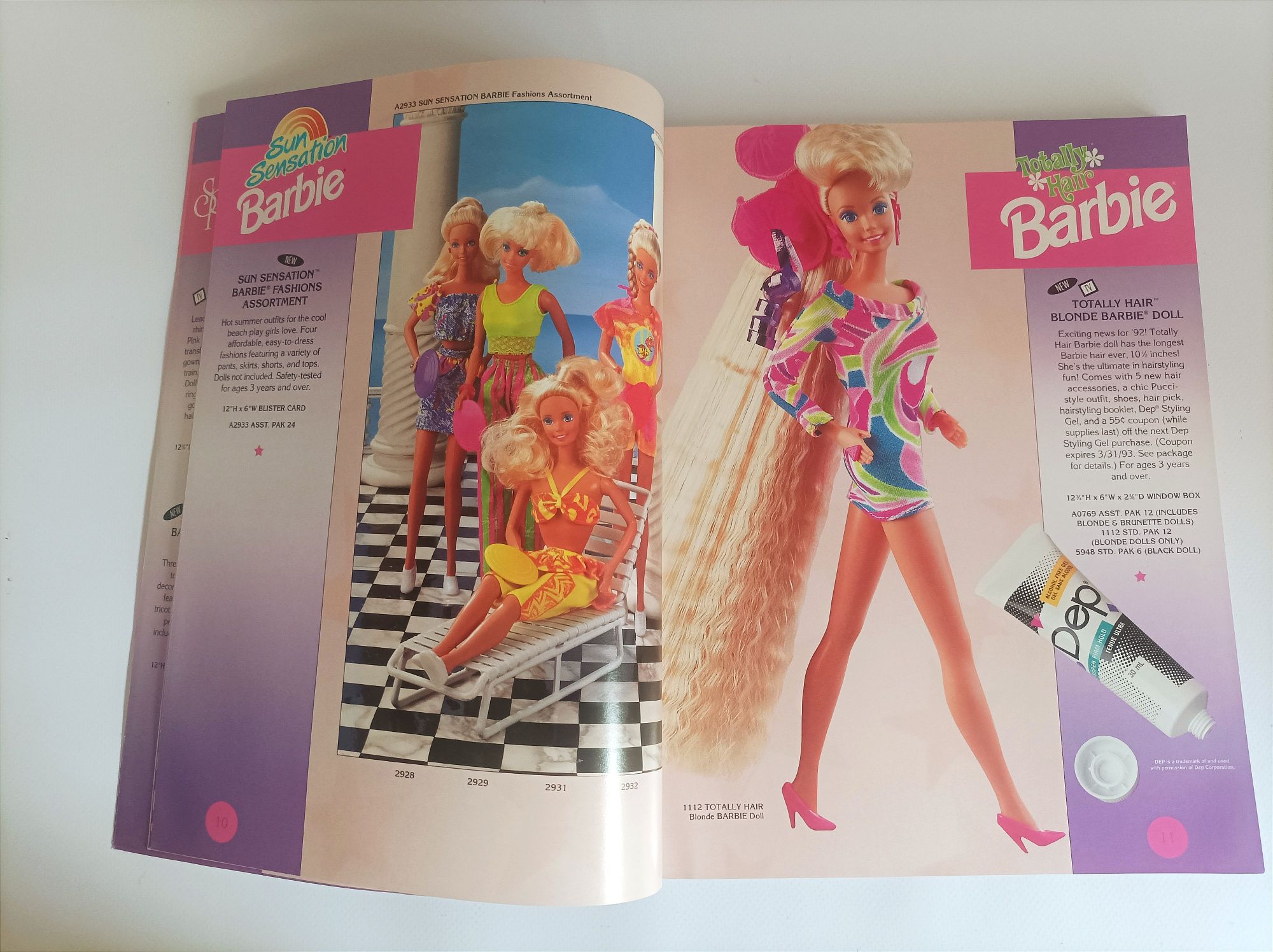 Каталог журнал про Барбі Catalog Barbie Mattel 1992, Girls Toys.