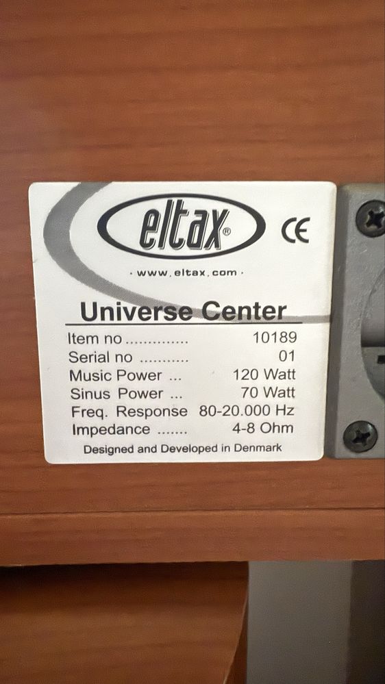 Kolumny Eltax 5 szt + subwoofer