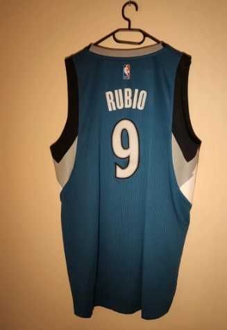 NBA Adidas Jersey Koszulka Minnesota Ricky Rubio #9