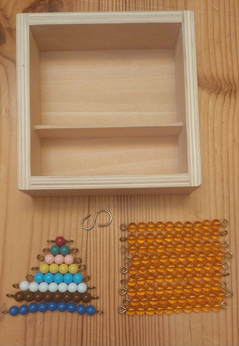 Montessori Perły 1-9 10tki do tablicy Sequina