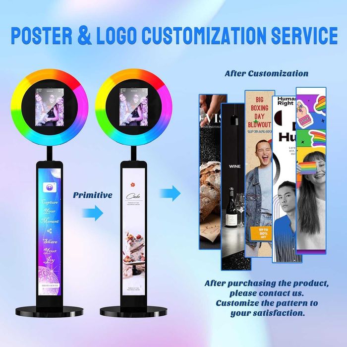 Przenośna fotobudka do iPada 10 - 12,9 cala ipad SELFIE + CASE