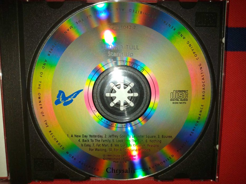 Jethro Tull "Stand Up" фирменный CD Made In UK MASTERED BY NIMBUS.