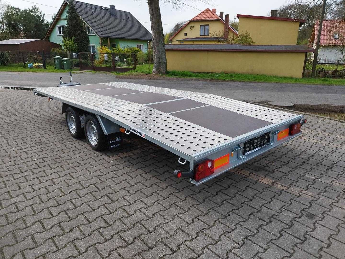Wynajem wypożyczalnia przyczep lawet laweta samochodowa 4,5m i 6m