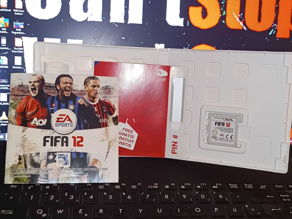 Jogos PES6 e FIFA12 para Nintendo DS