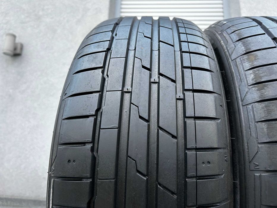 x2 letnie 205/55R17 Hankook 6,7mm 100% bieżnika 2020 świetny stan L545