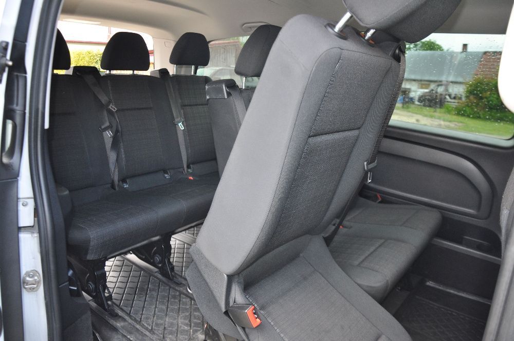 WYNAJEM Busa mini busa Mercedes Vito Tourer 9 osób Long 2.2 BiTurbo 7G