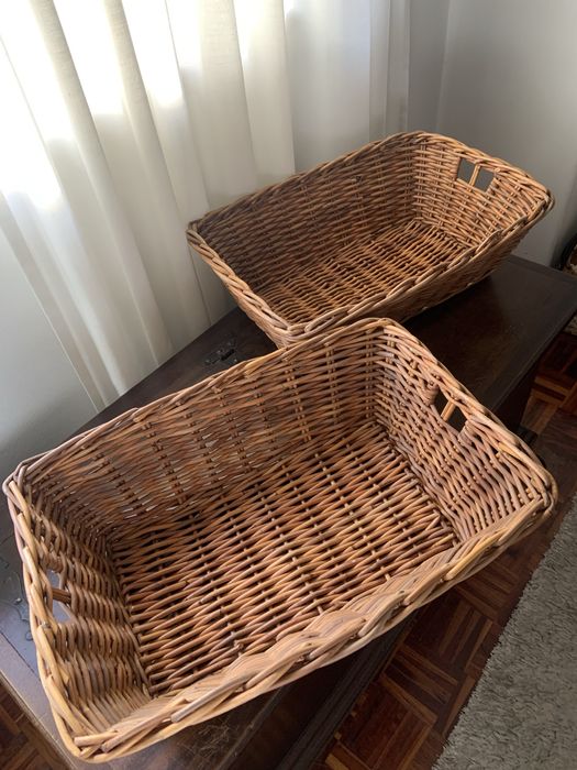 Cestos em verga tipo açafate