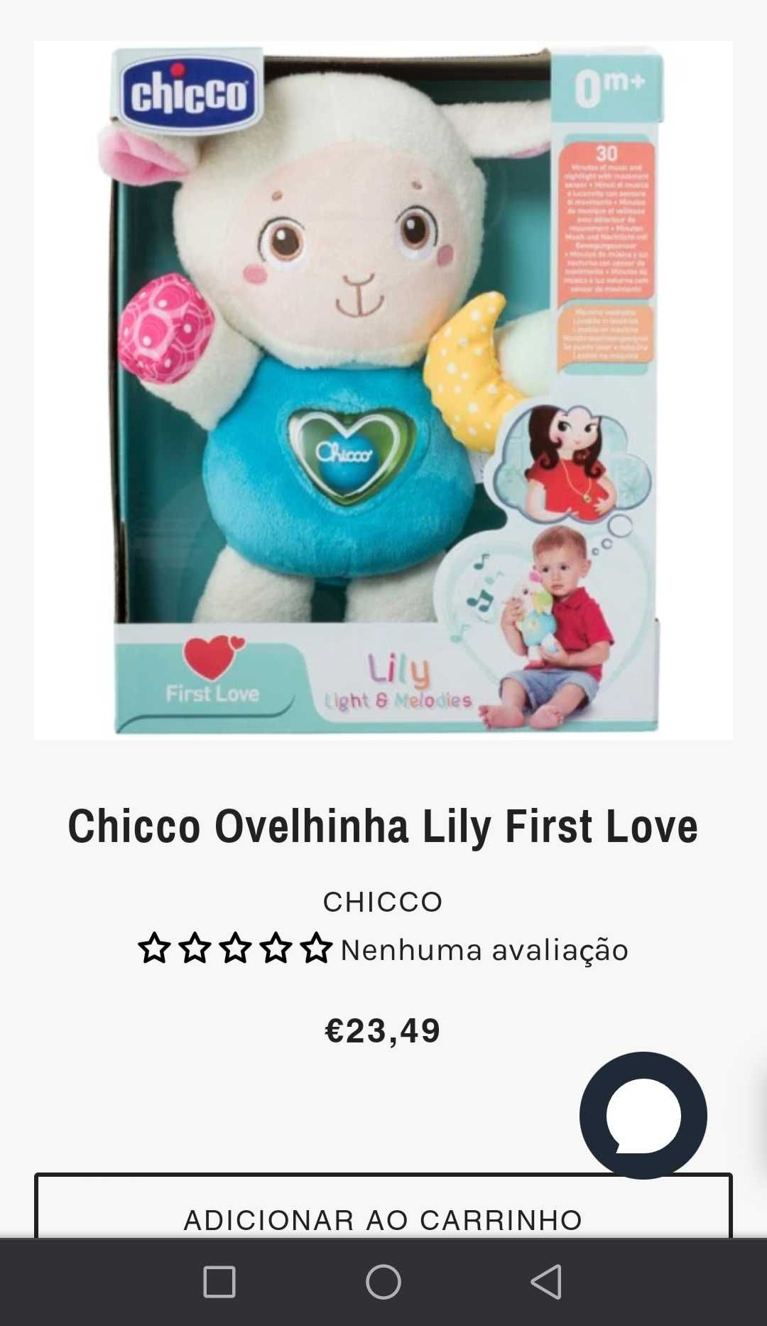 Chicco lily light and mélodies first love