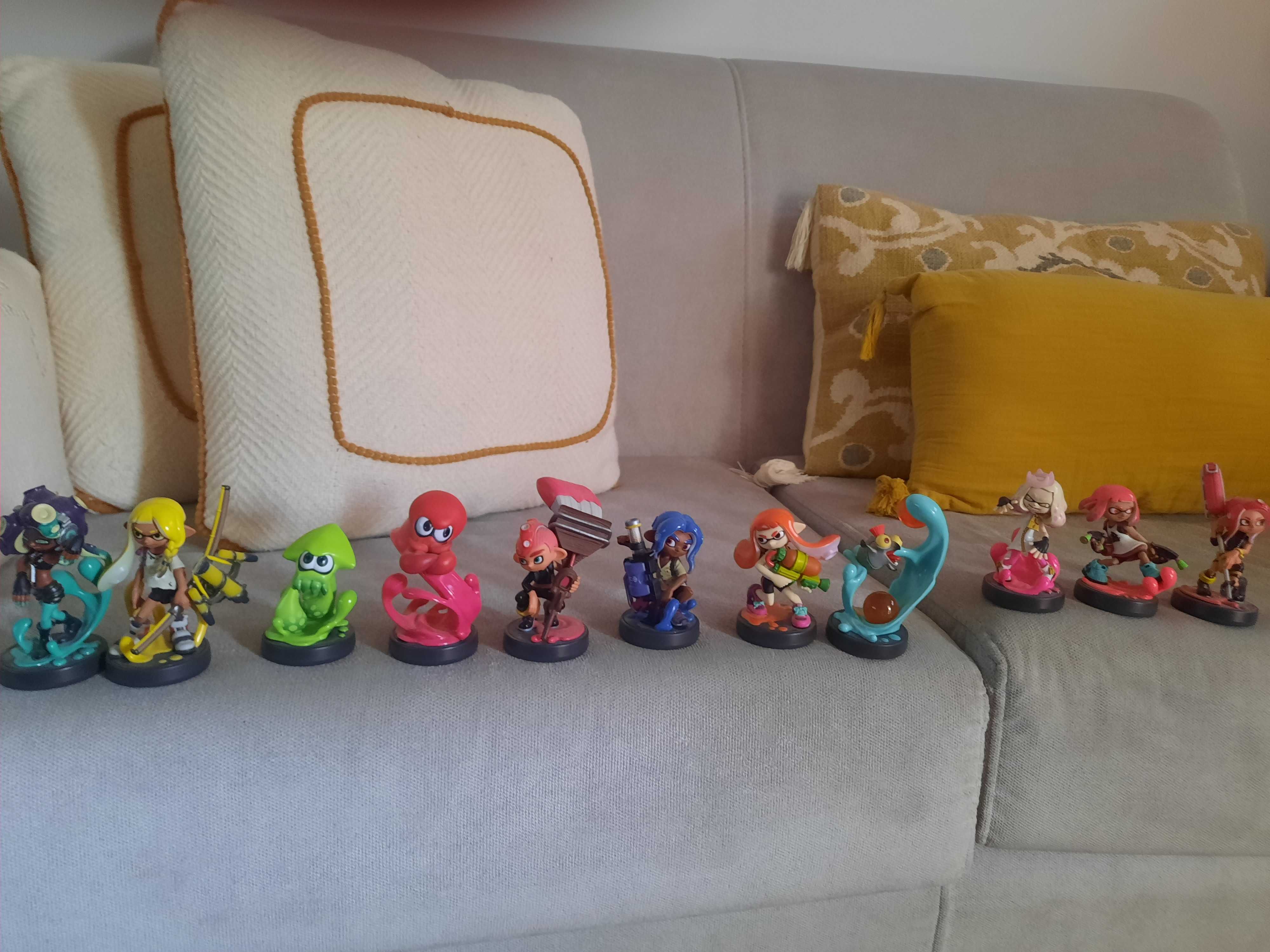 11 figuras amiibo splatoon