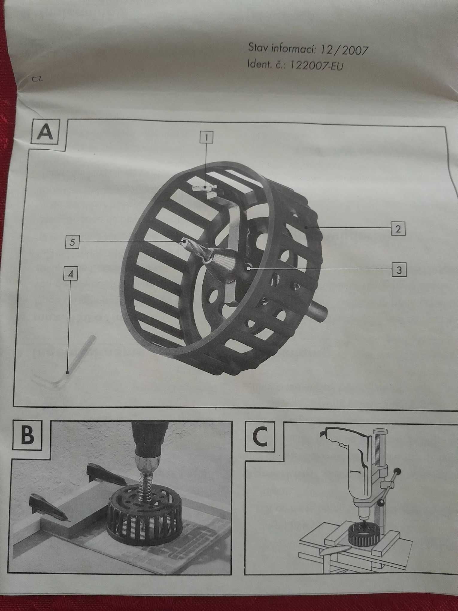 Cortadora circular de azulejo com proteção