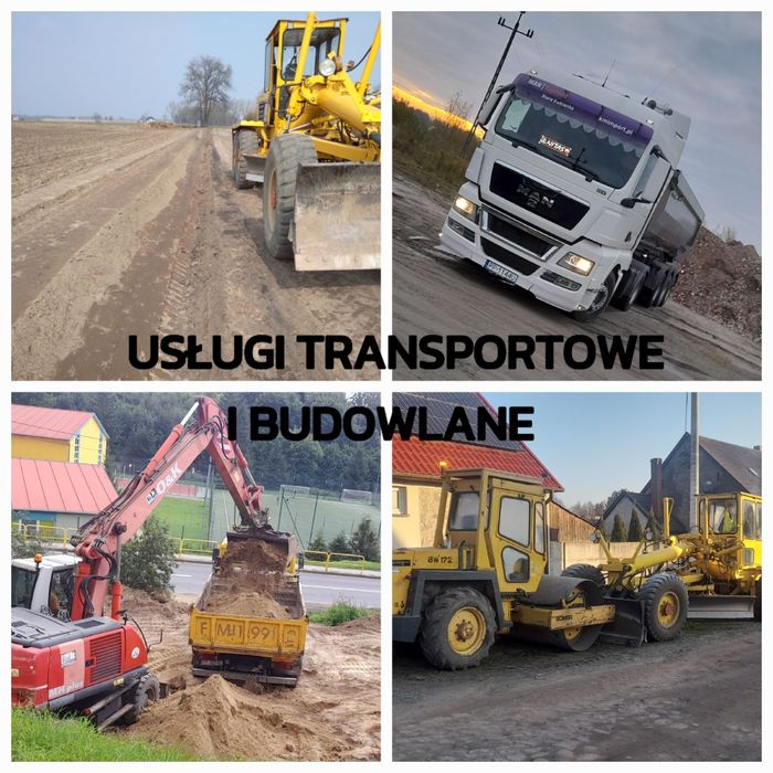 Usługi transportowe (wywrotka, hds) i roboty ziemne