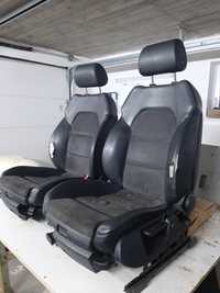 Fotele, siedzenia półskóry audi a6c6 sedan grzane elektryczne