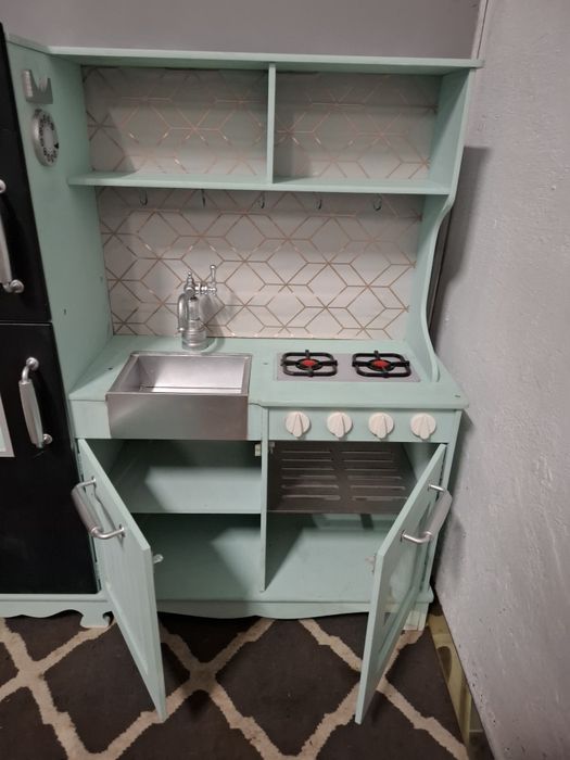 Kuchnia drewniana dla dzieci XXL + akcesoria