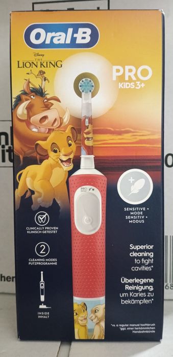 Зубні електро щітка Oral-B, Junior 6+, Kids 3+