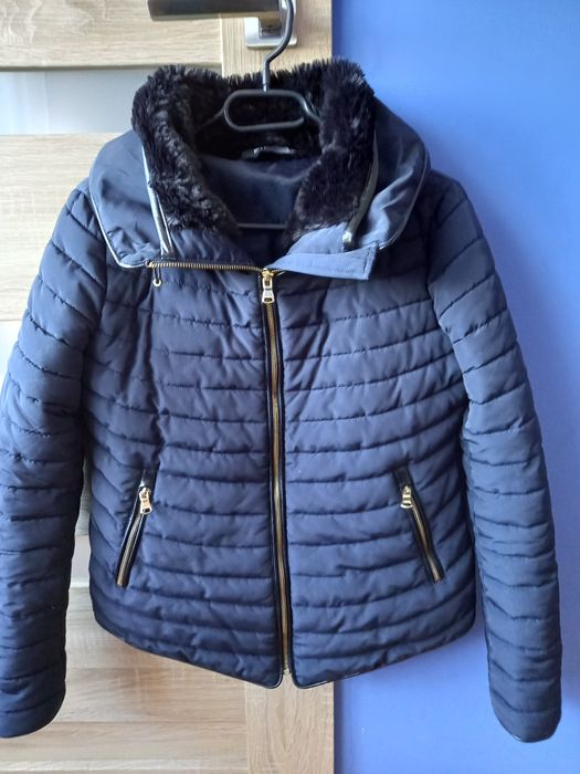 Kurtka zimowa Diverse granatowa pikowana zimowa