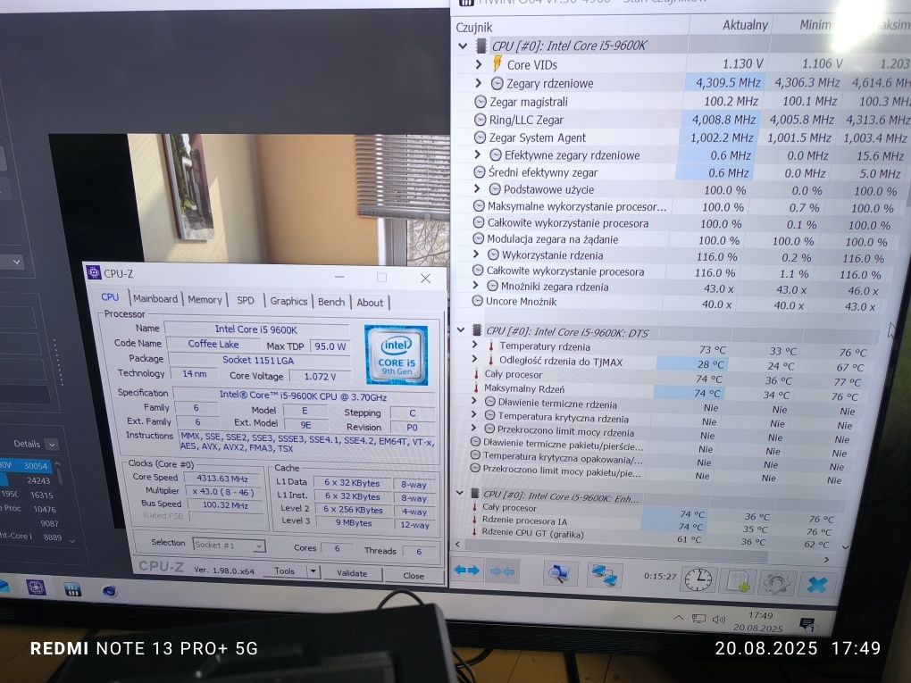 Procesor Intel i5-9600K LGA1151 (9gen.)