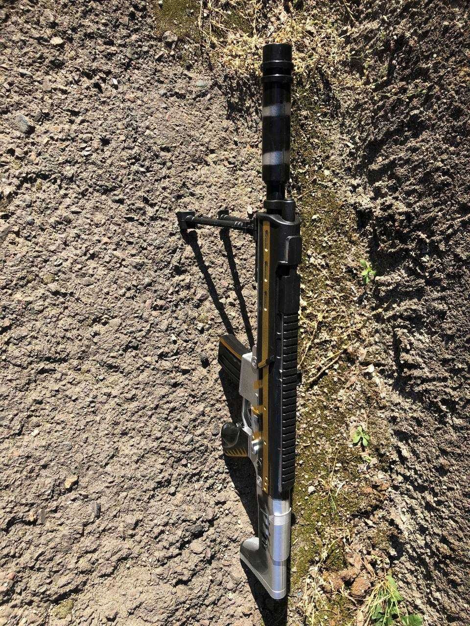 Снайперська гвинтівка AWM 43 см   в комплектi безпечнi кулi та снаряди
