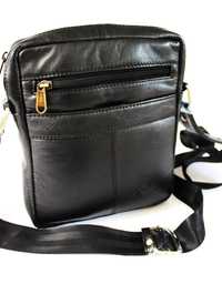 Wysokiej jakości torba męska na pasku Skóra 100% Leather GN2052