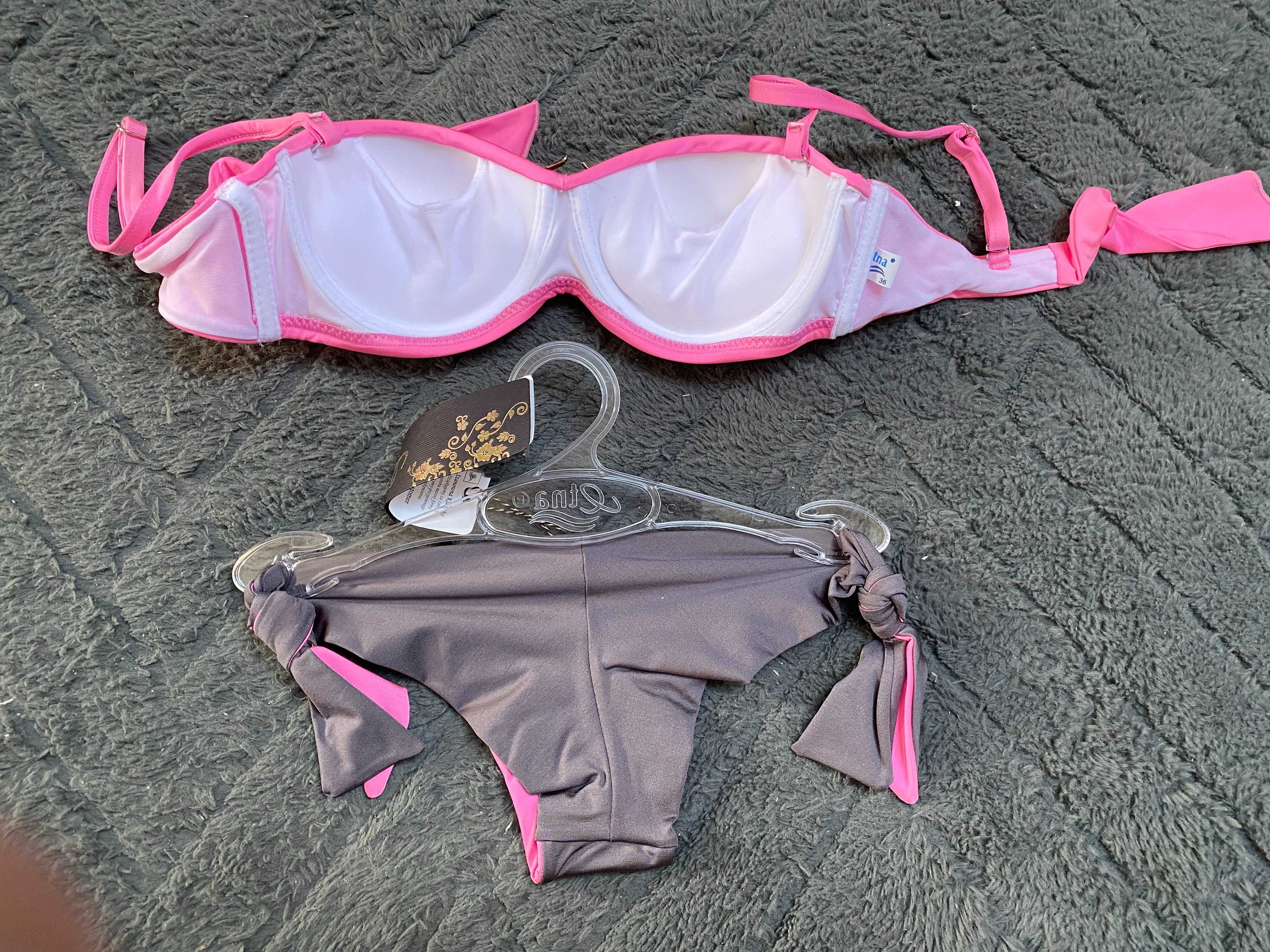 Etna 36 S  Bikini push up kostium strój kąpielowy figi brazylijskie