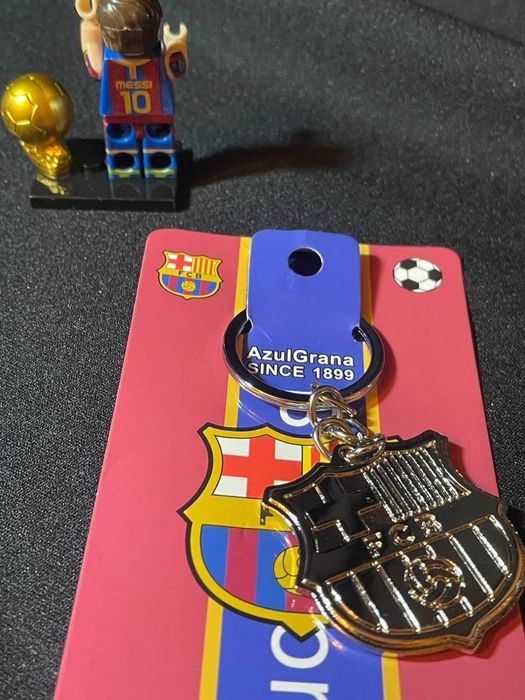 Zestaw Messi – Minifigurka + Brelok Barca + FIFA Karta | Nowe