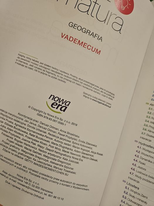 Teraz matura, Vademecum - geografia