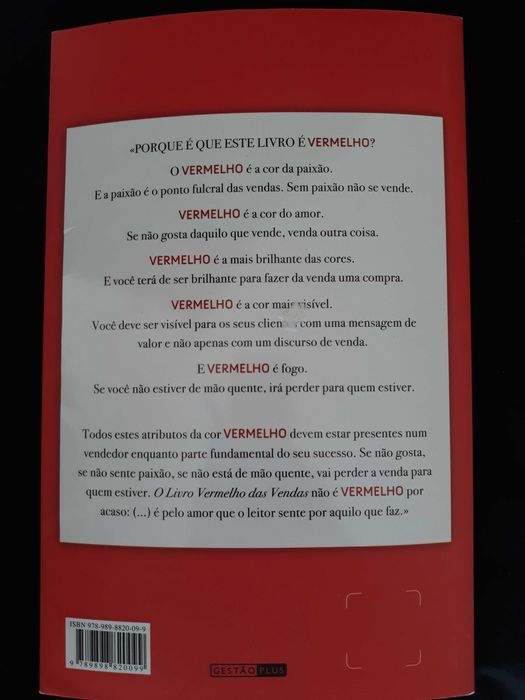 O Livro VERMELHO das Vendas - BEST SELLER