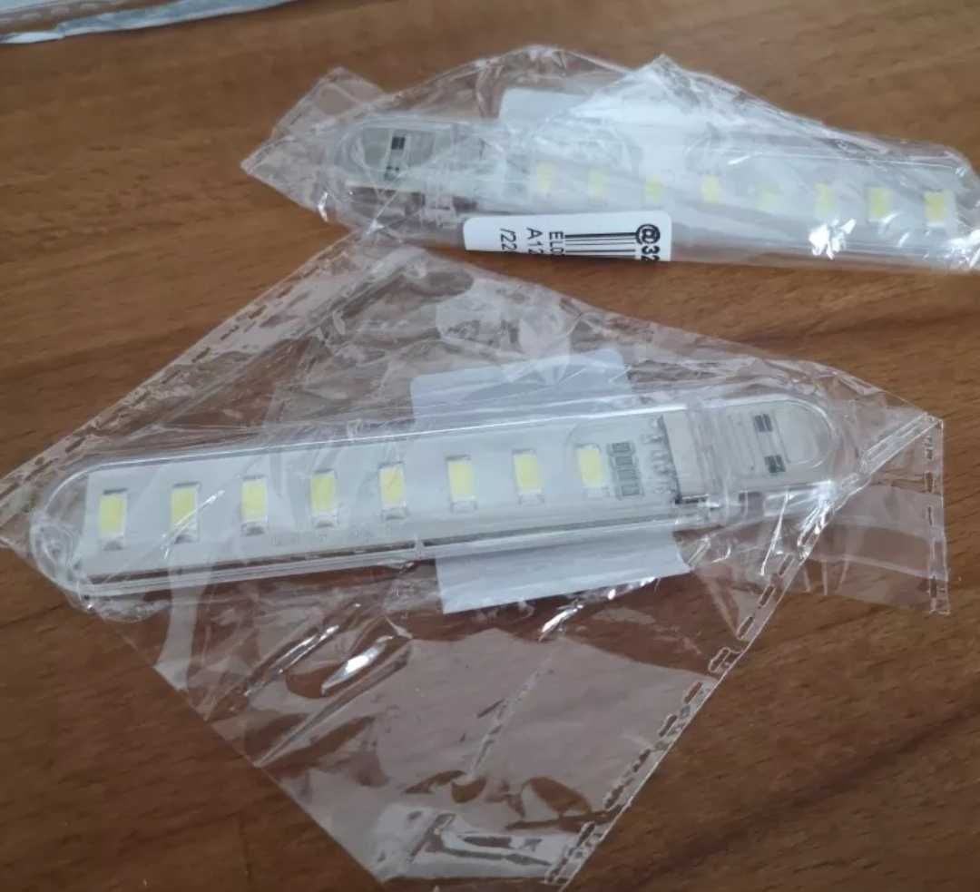 Мини светодиодный портативный фонарик , USB лампа, брелок.
