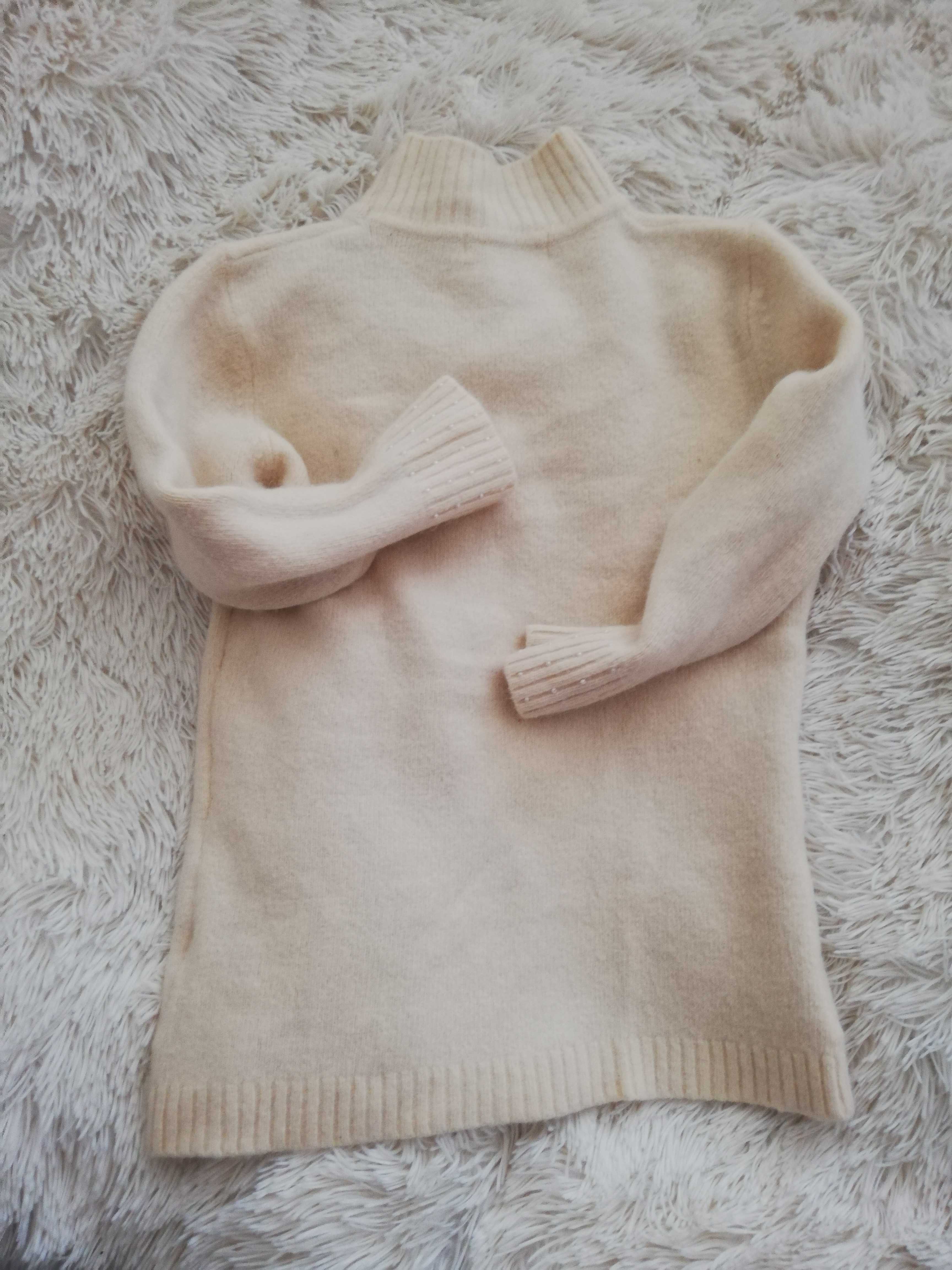 sweter R.leezio xs s 34 36 sweter z angory 90% R.leezio 36