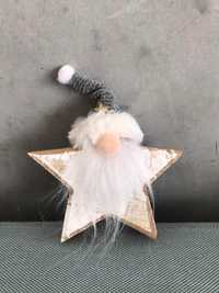 Mikołaj gwiazdka figurka dekoracyjna nowa, Święta Bożego Narodzenia