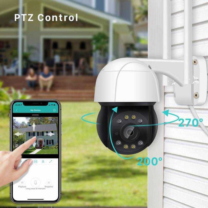 WiFi камера видеонаблюдения Besder A2 (5Mp, PTZ, IP, Ai)