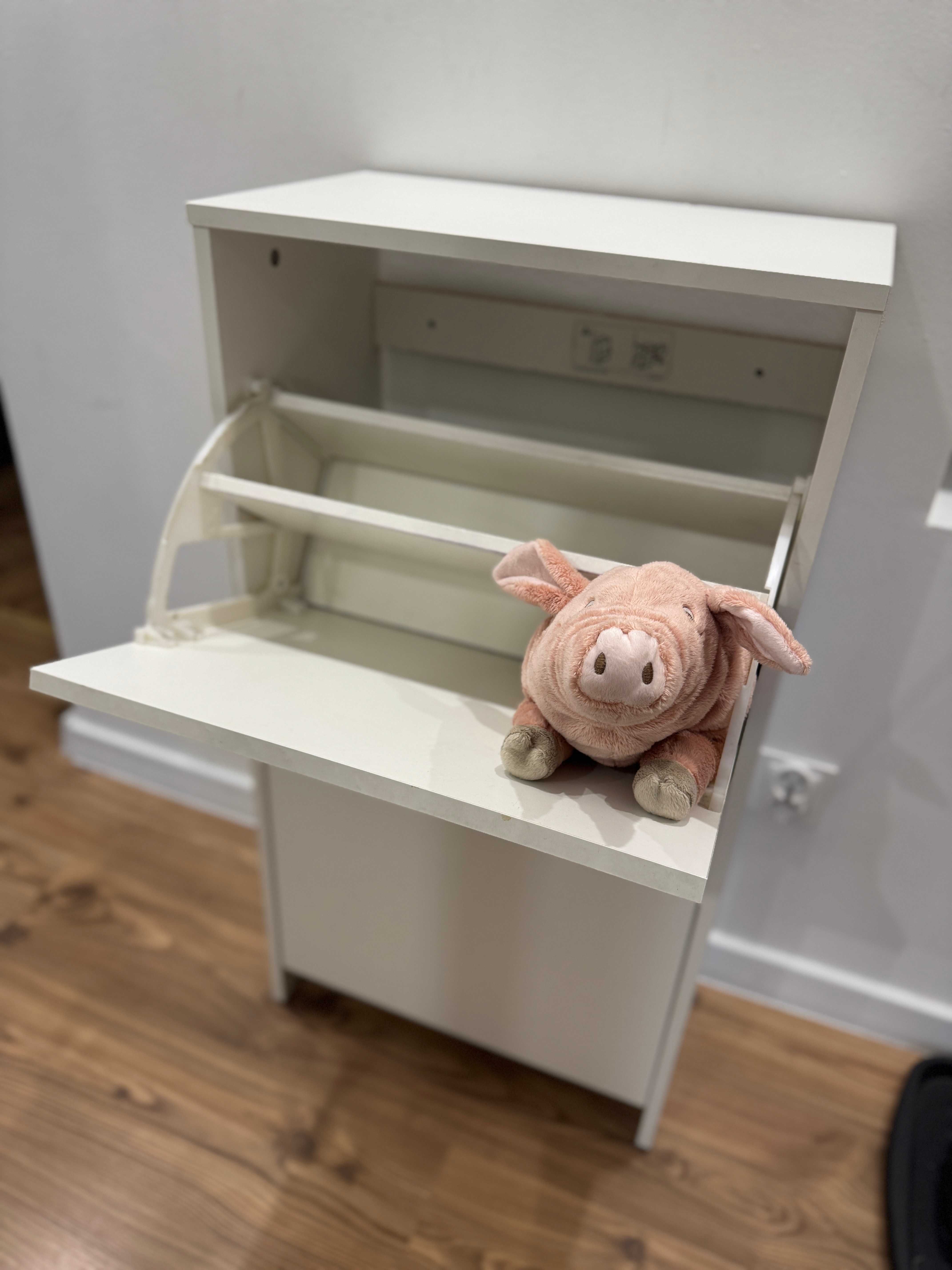 Szafka na Buty - IKEA Bissa - biała - Mała i POJEMNA - 8 par