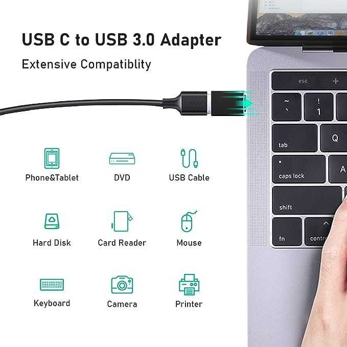 LITZEE Koncentrator USB 3.0 z zasilaczem,7 portów Superspeed USB Hub