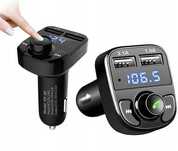 TRANSMITER bluetooth FM MP3 SD ładowarka 2xUSB