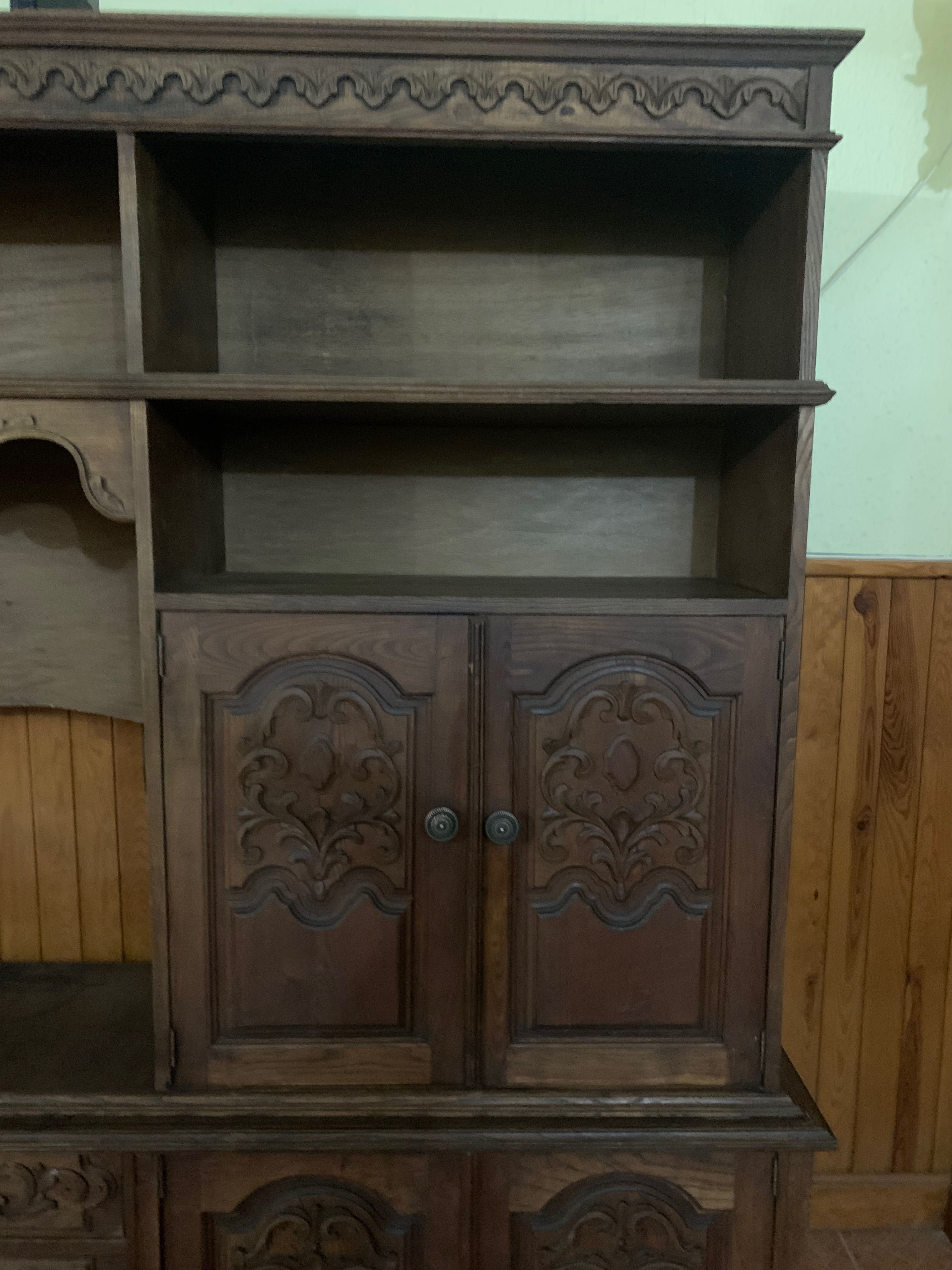 Estante/ móvel vintage em mogno