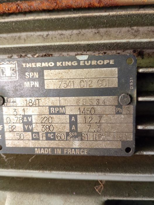 Silnik trójfazowy 3.1 kW 1450 obrotów 380 v