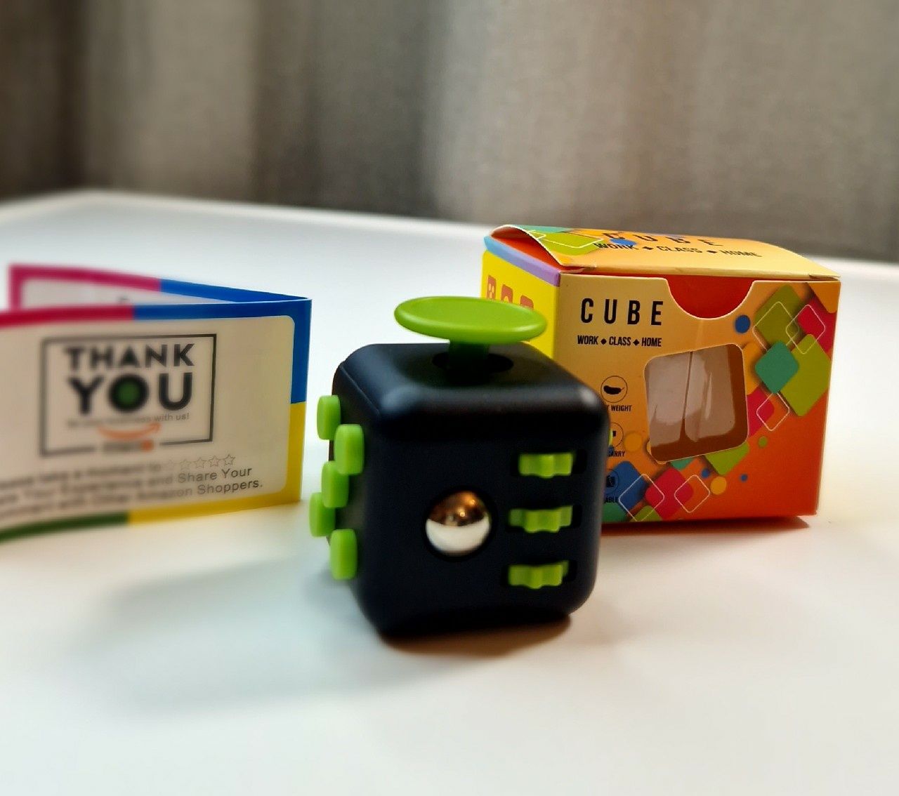 Fidget Cube kostka antystresowa 6 różnych funkcji