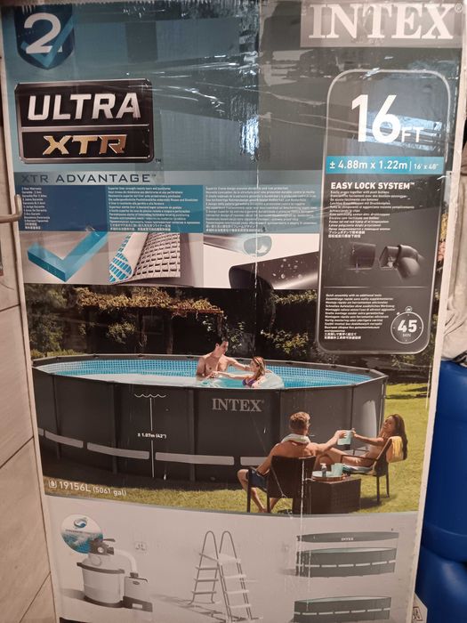 Tanio sprzedam Basen okrągły firmy INTEX + woda gratis