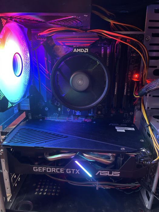 Пк Am4 b450 gaming plus amd 5 1600 gtx 1660