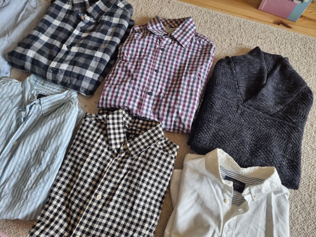 Mega paka, paczka, mix, koszule męskie, kratka, cottonfield, biurowe,