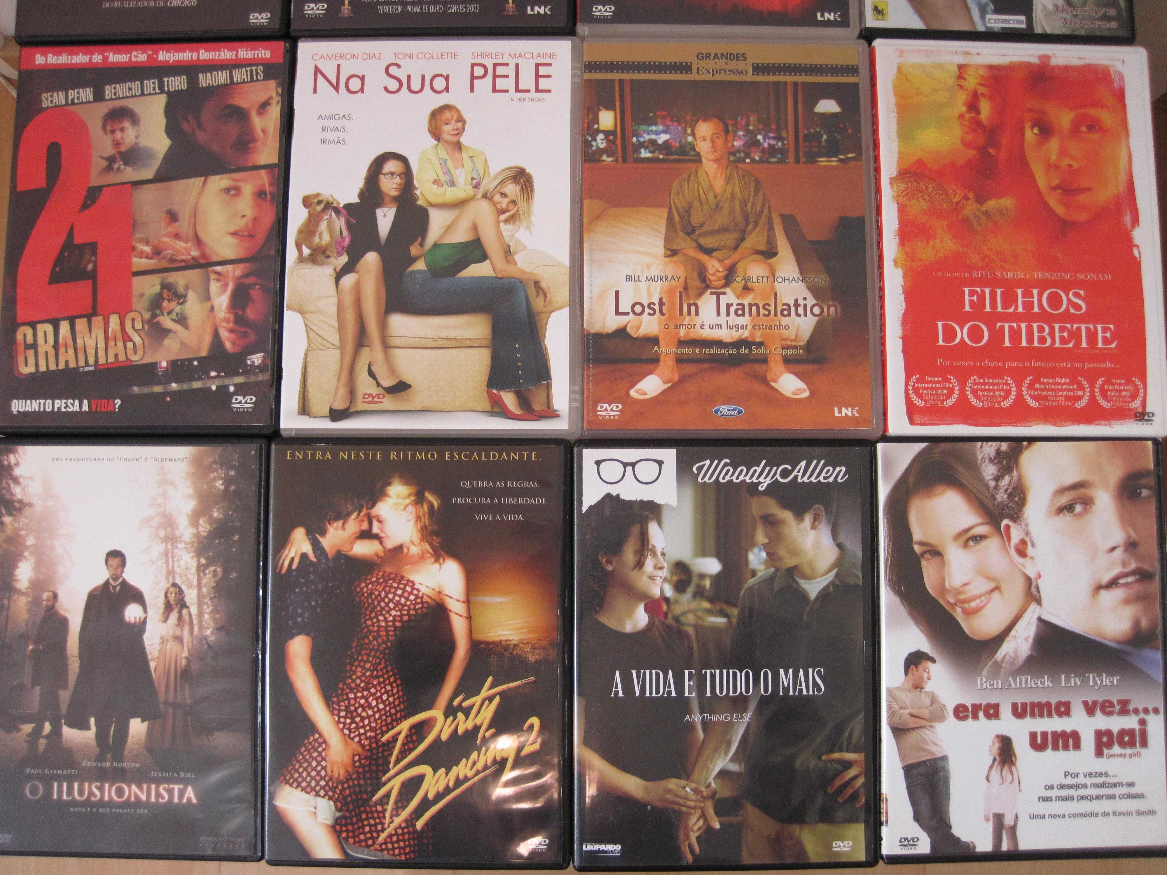DVDs filmes originais variados para venda ou troca