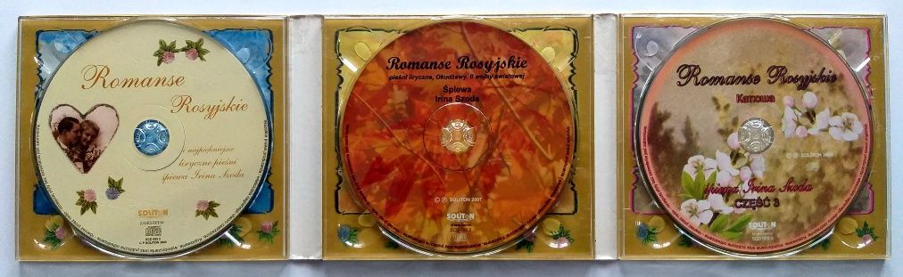 Russia Romances 3CDBox Performed by Iryna Szoda 2009 Romanse Rosyjskie