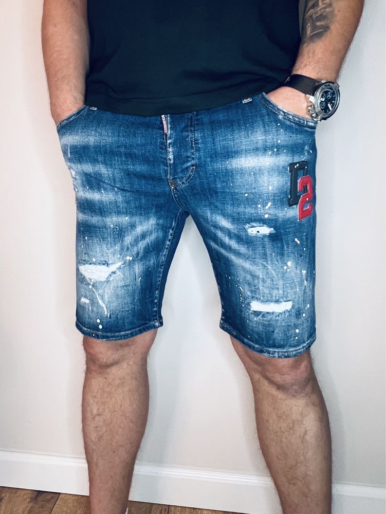 Dsquared2 spodenki jeansowe meskie