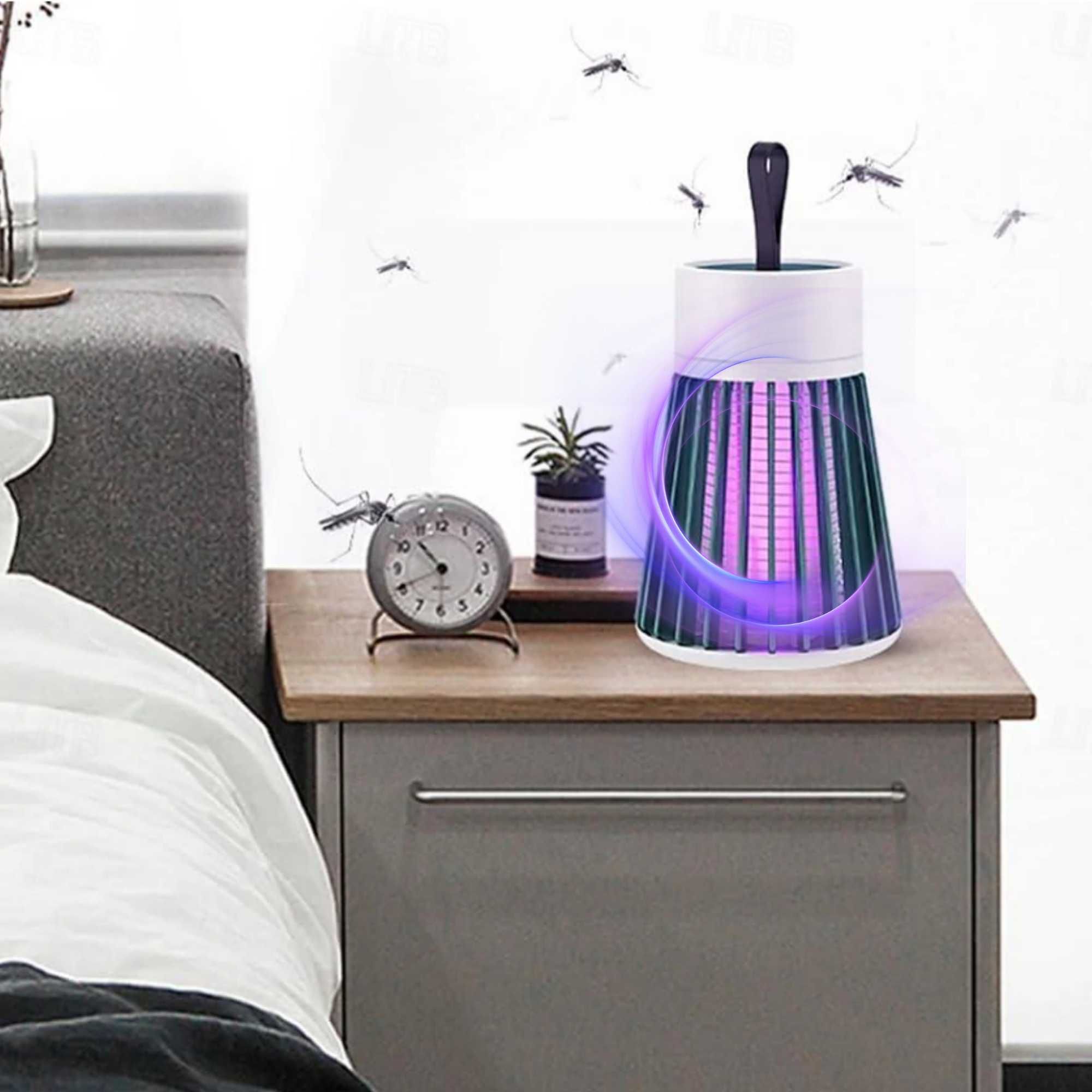 LAMPA OWADOBÓJCZA Na Komary Muchy OWADY Elektryczna PUŁAPKA Skuteczna