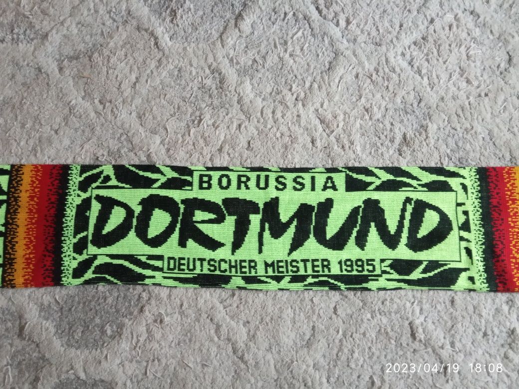 Szalik Borussia Dortmund oldschool retro dwustronny