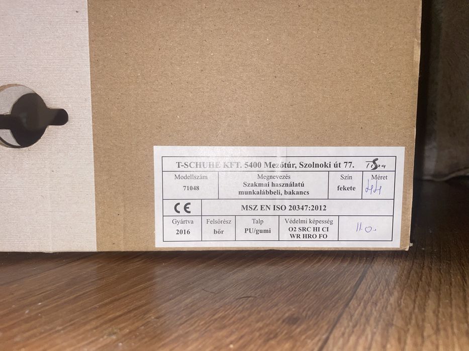 Черевики військові Tisza Prometheusz 44розмір