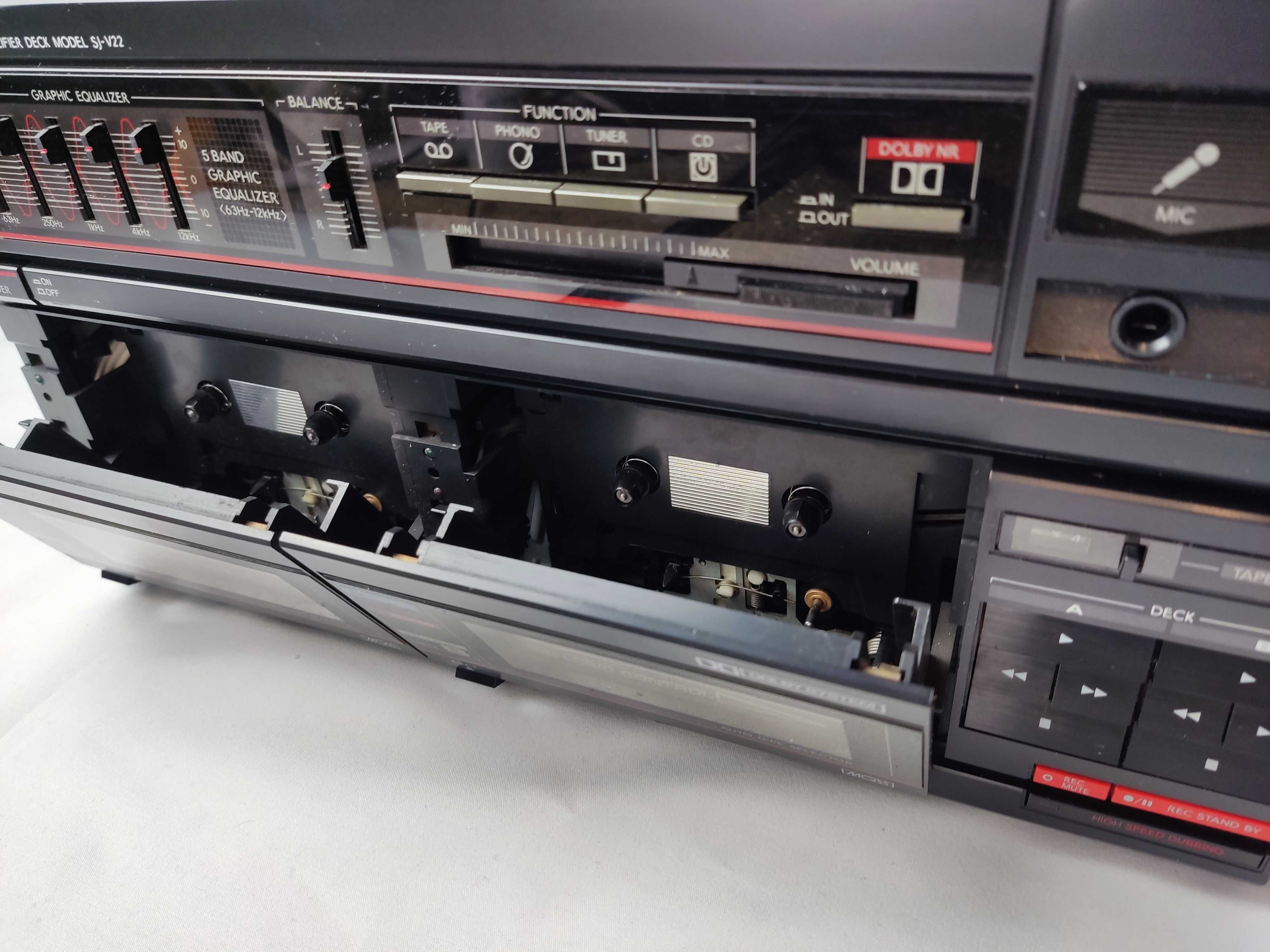 Wieża TOSHIBA - wzmacniacz , tuner , magnetofon , CD - stan bdb