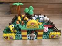 LEGO Duplo zoo, zwierzęta , zagroda , pani zoo,płytka