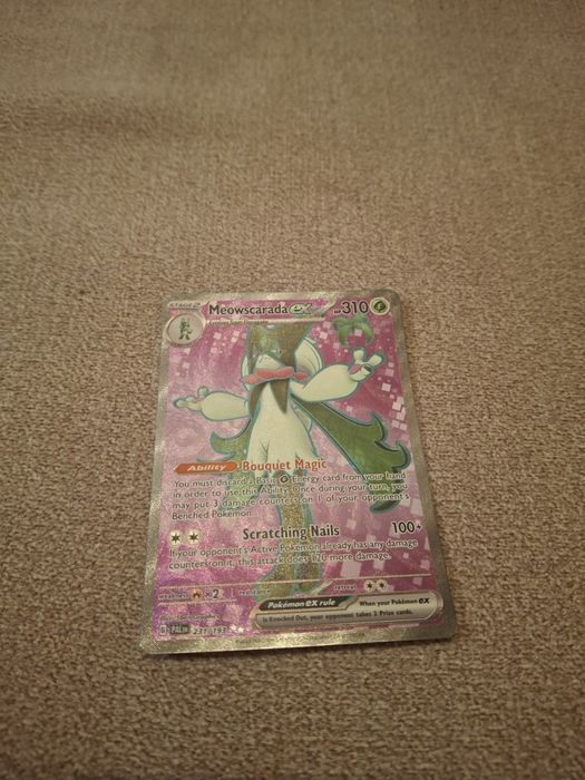 Karta pokèmon Meowscaradaex