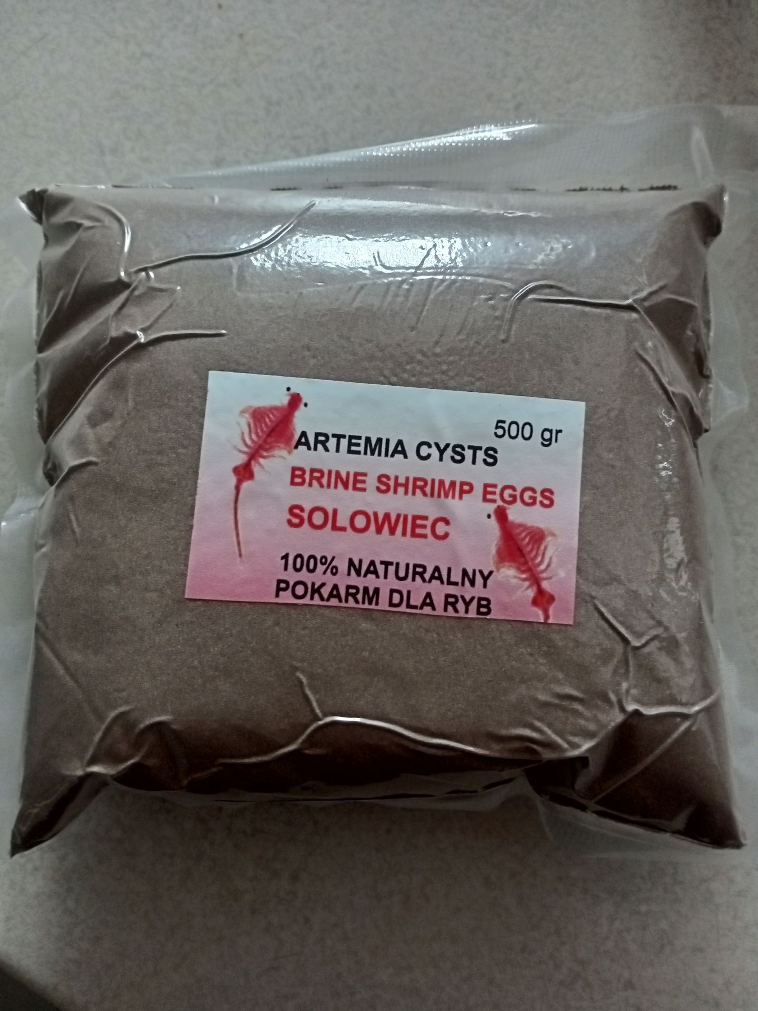 Artemia solowiec do wylęgu pakowanie 500 gr