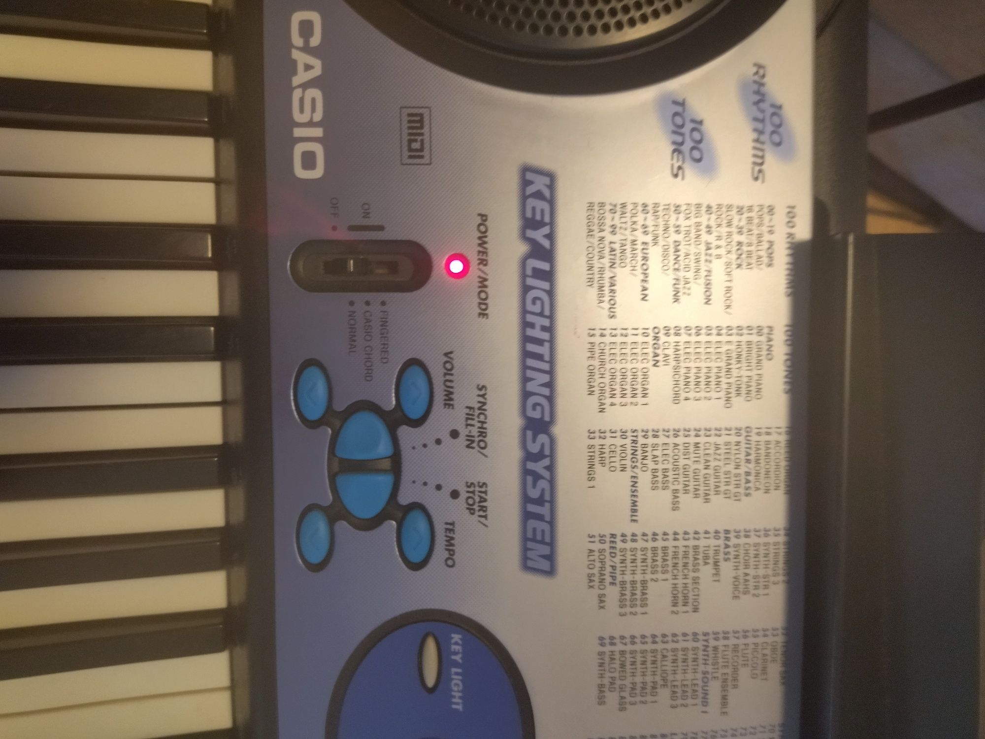 Piano Teclado Casio LK-40